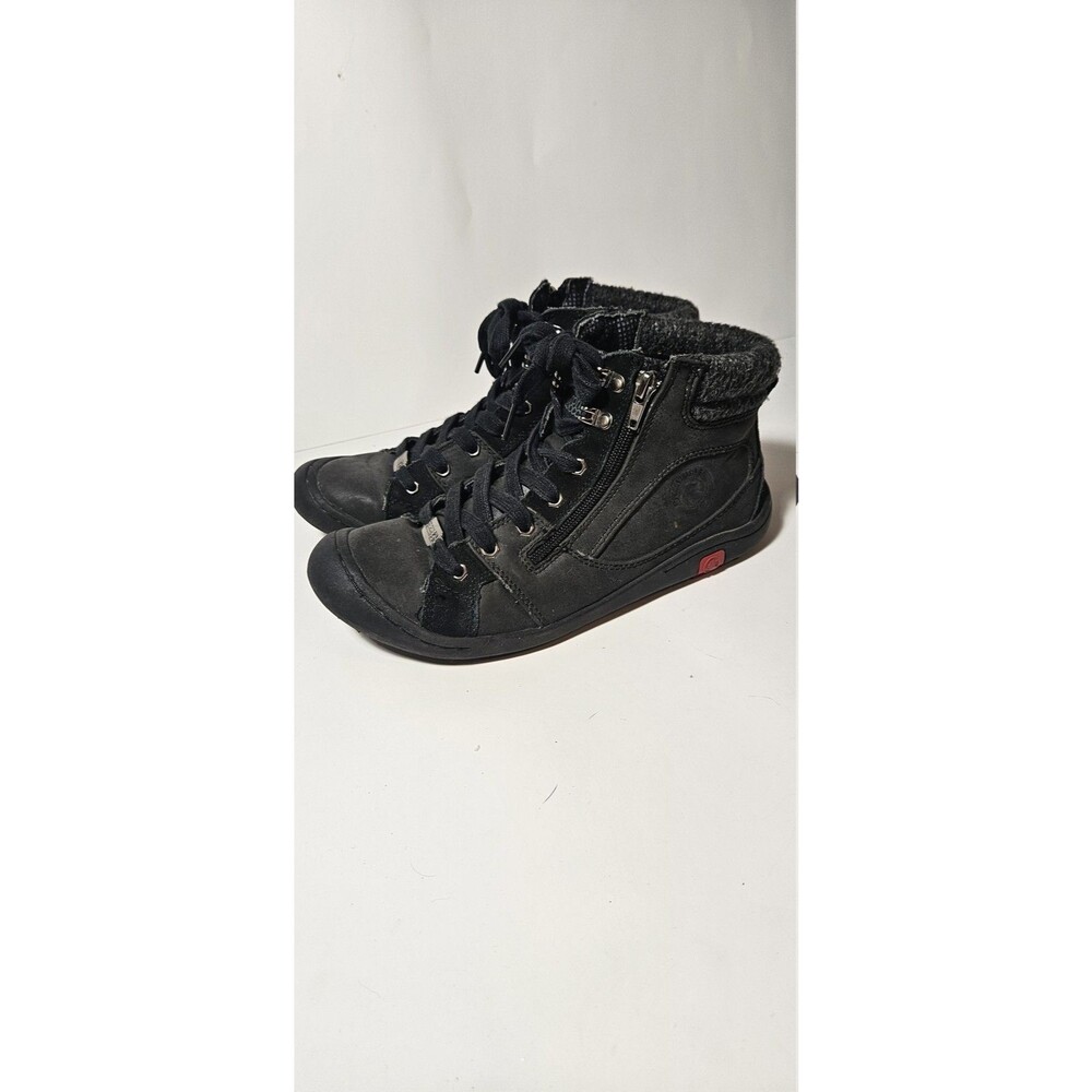 Coronel Tapiocca Flat Ankle Boot Black/Grey Size EU 39 T323 Zwart